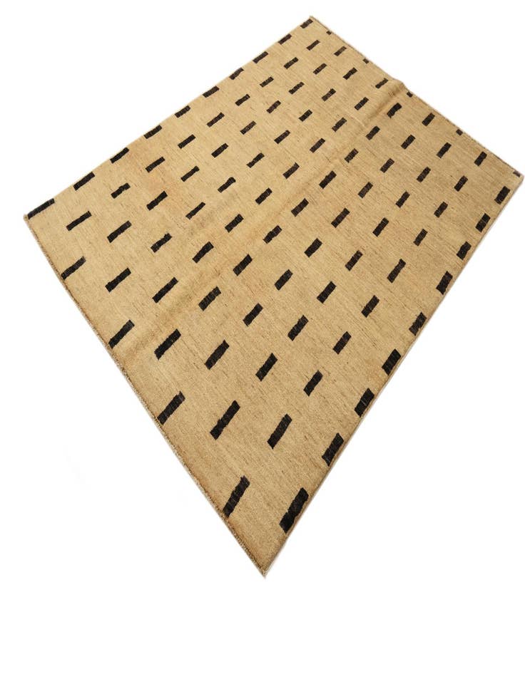 Detail image of 4' 8 x 6' 5  Hand Knotted Modern Ziegler Rug