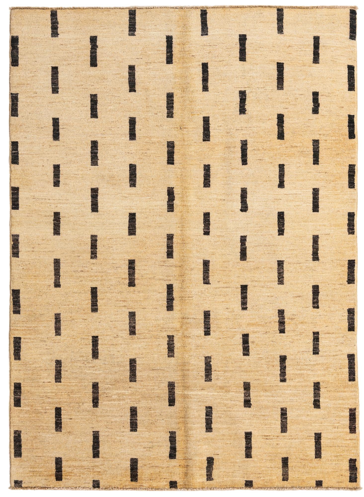 4' 8 x 6' 5 Hand Knotted Modern Ziegler Rug
