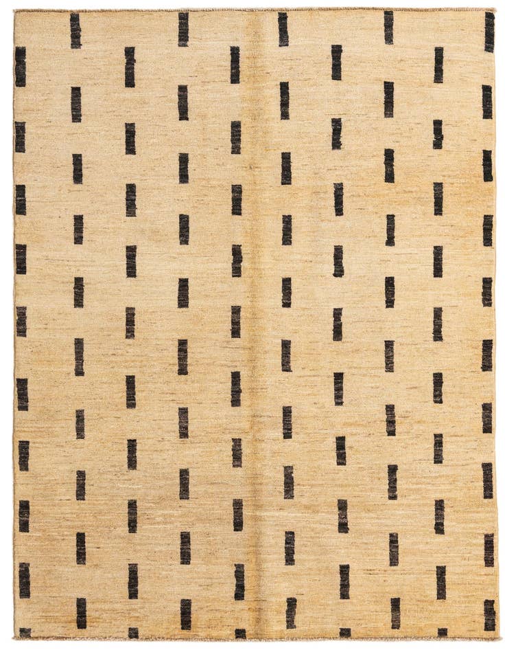 Detail image of 4' 8 x 6' 5 Hand Knotted Modern Ziegler Rug