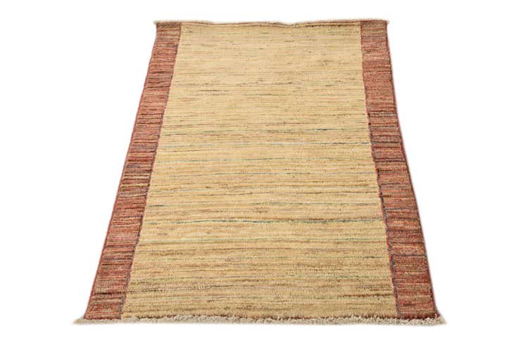 2' 6 x 4' Hand Knotted Modern Ziegler Rug