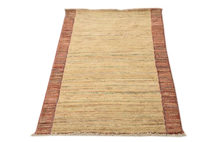 Detail image of 2' 6 x 4' Hand Knotted Modern Ziegler Rug