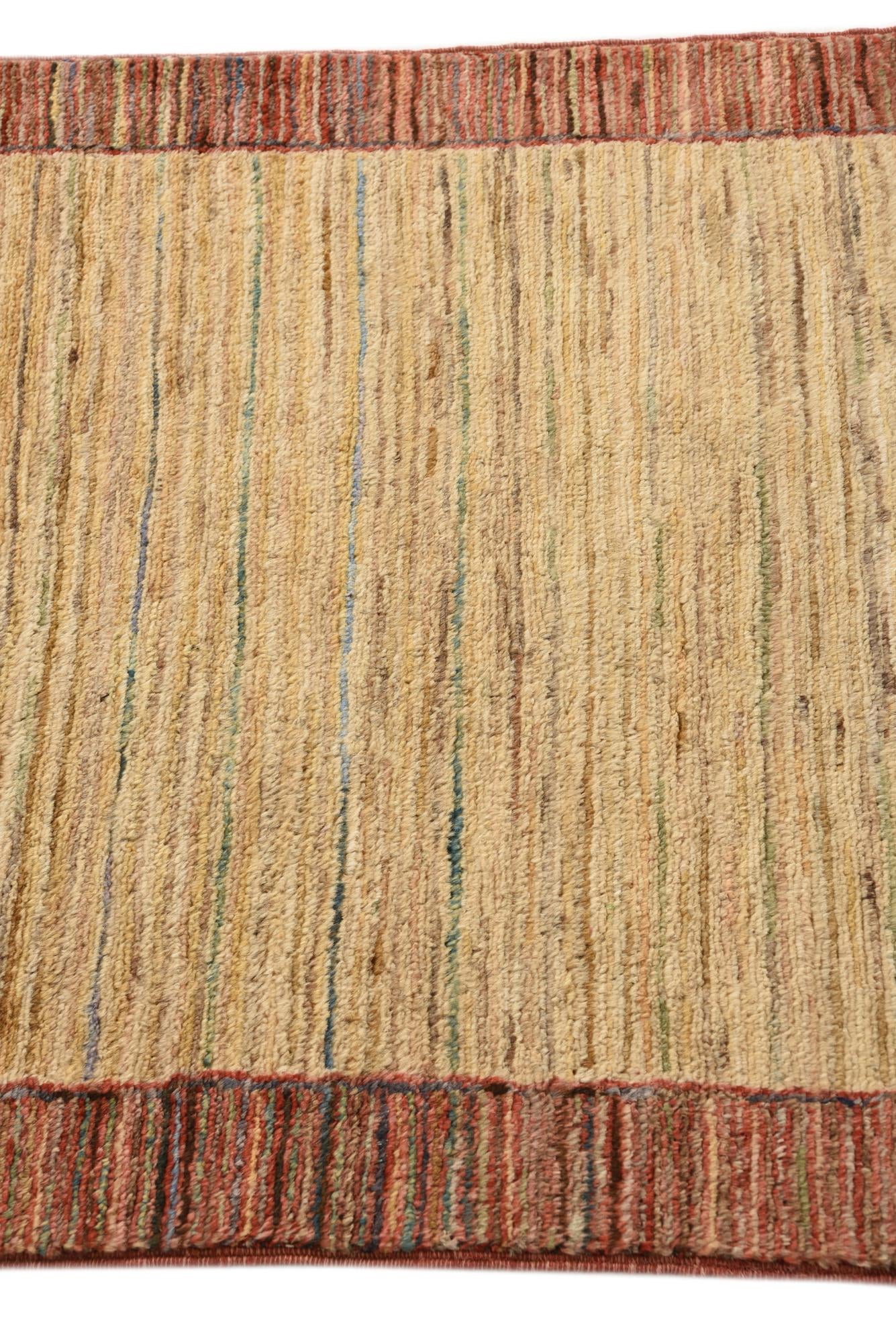 2' 6 x 4' Hand Knotted Modern Ziegler Rug