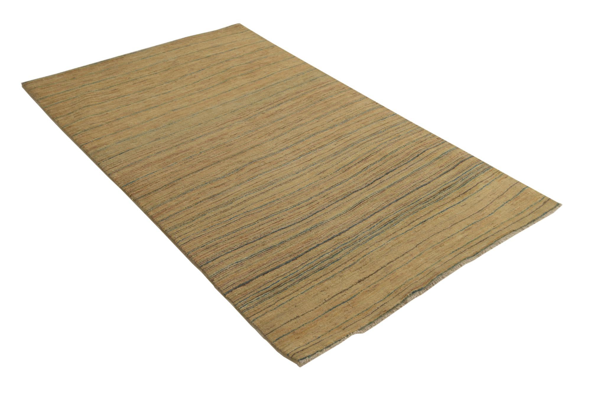 4' x 6' 5 Hand Knotted Modern Ziegler Rug