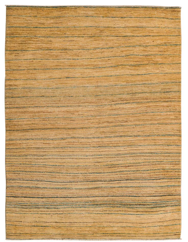 Detail image of 4' x 6' 5 Hand Knotted Modern Ziegler Rug