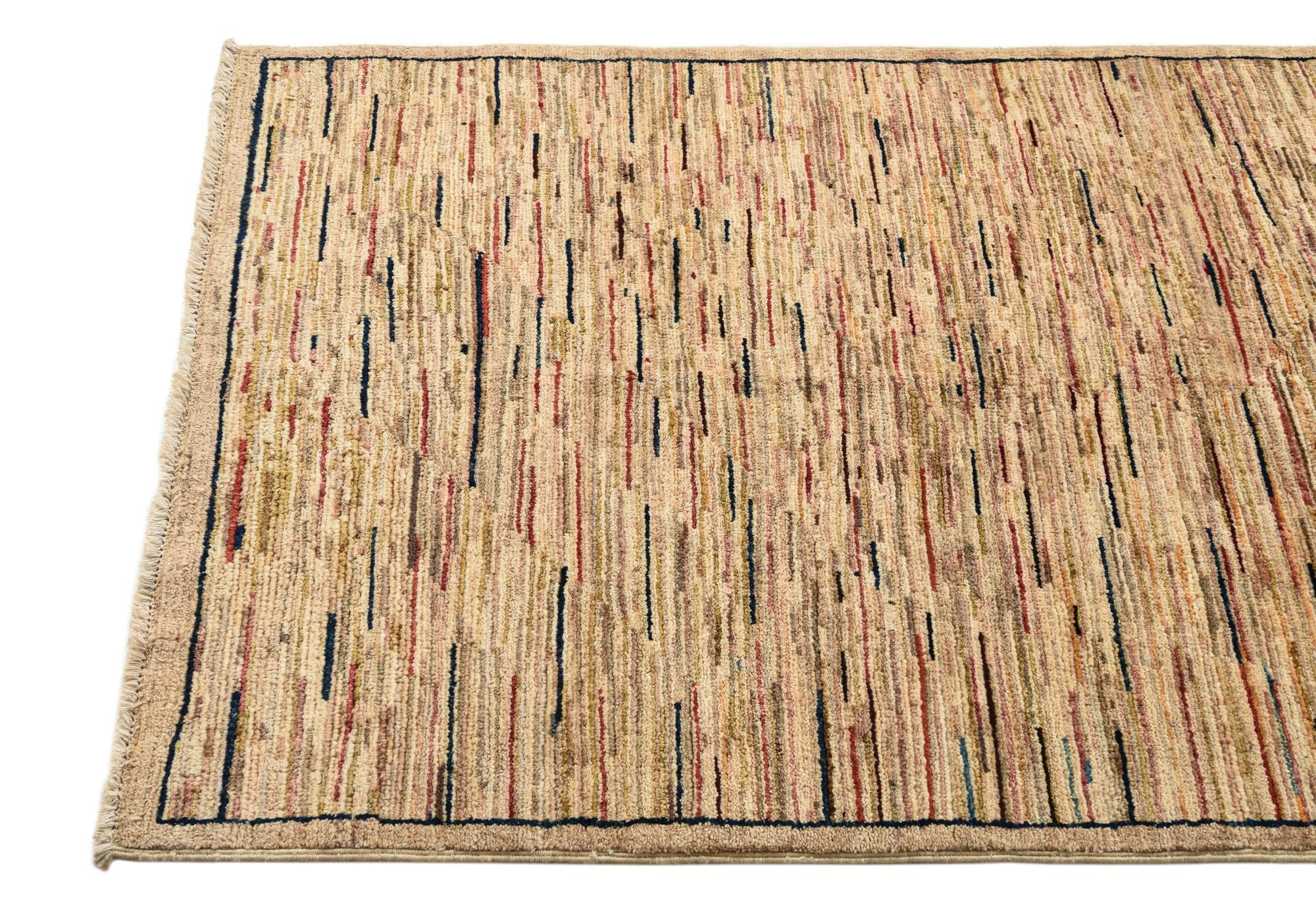 3' x 4' 7 Hand Knotted Modern Ziegler Rug