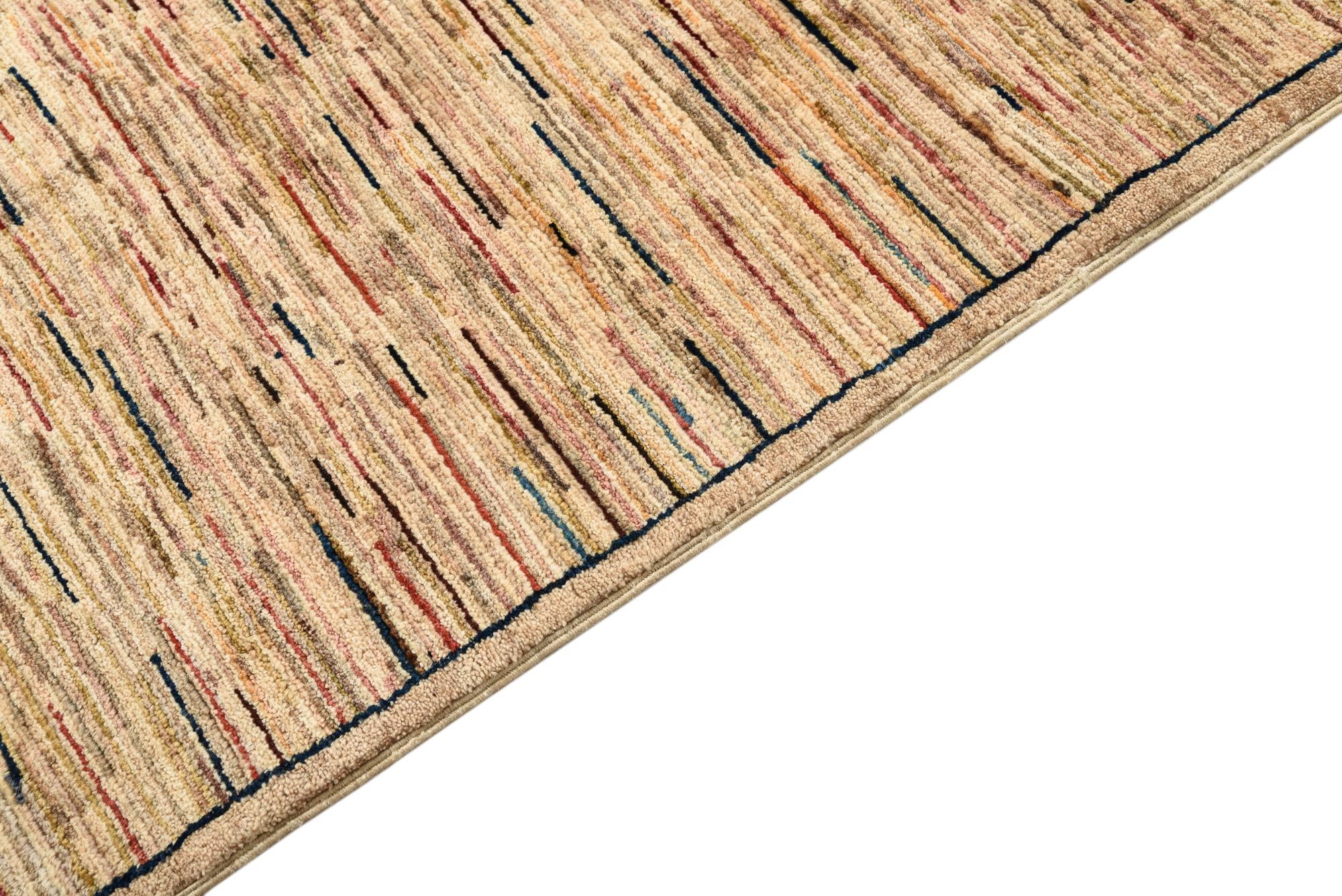 3' x 4' 7 Hand Knotted Modern Ziegler Rug