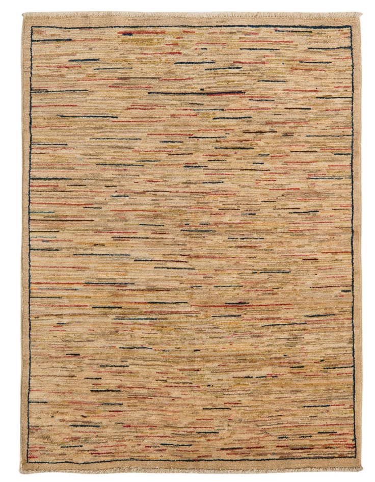 Detail image of 3' x 4' 7 Hand Knotted Modern Ziegler Rug