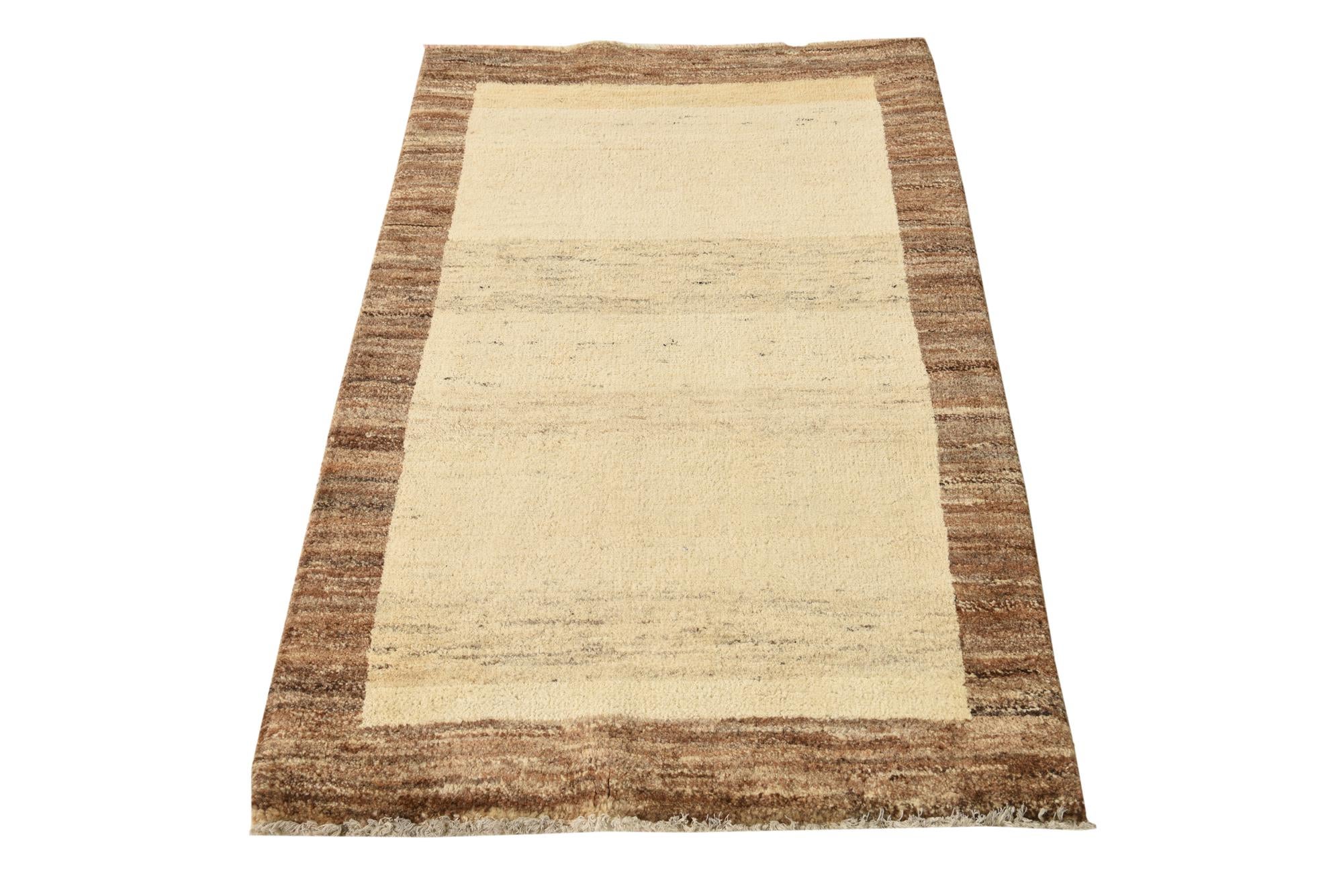 2' 7 x 4' 5 Hand Knotted Modern Ziegler Rug