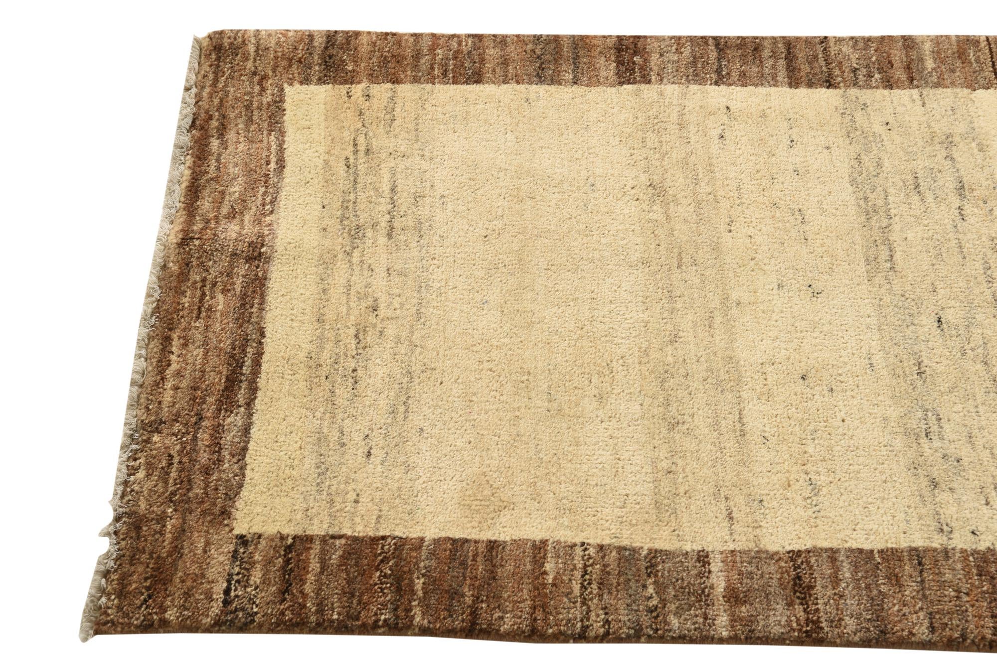 2' 7 x 4' 5 Hand Knotted Modern Ziegler Rug