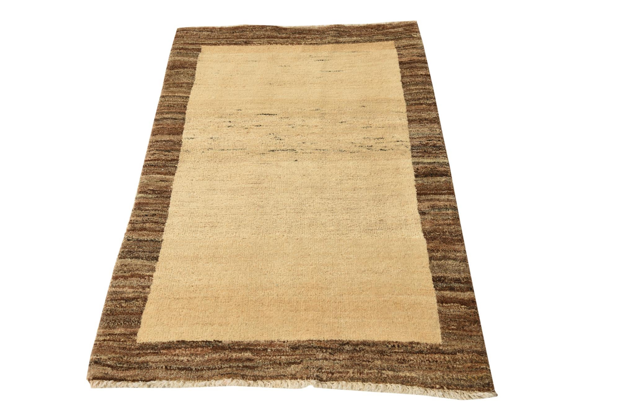 2' 6 x 4' 4 Hand Knotted Modern Ziegler Rug