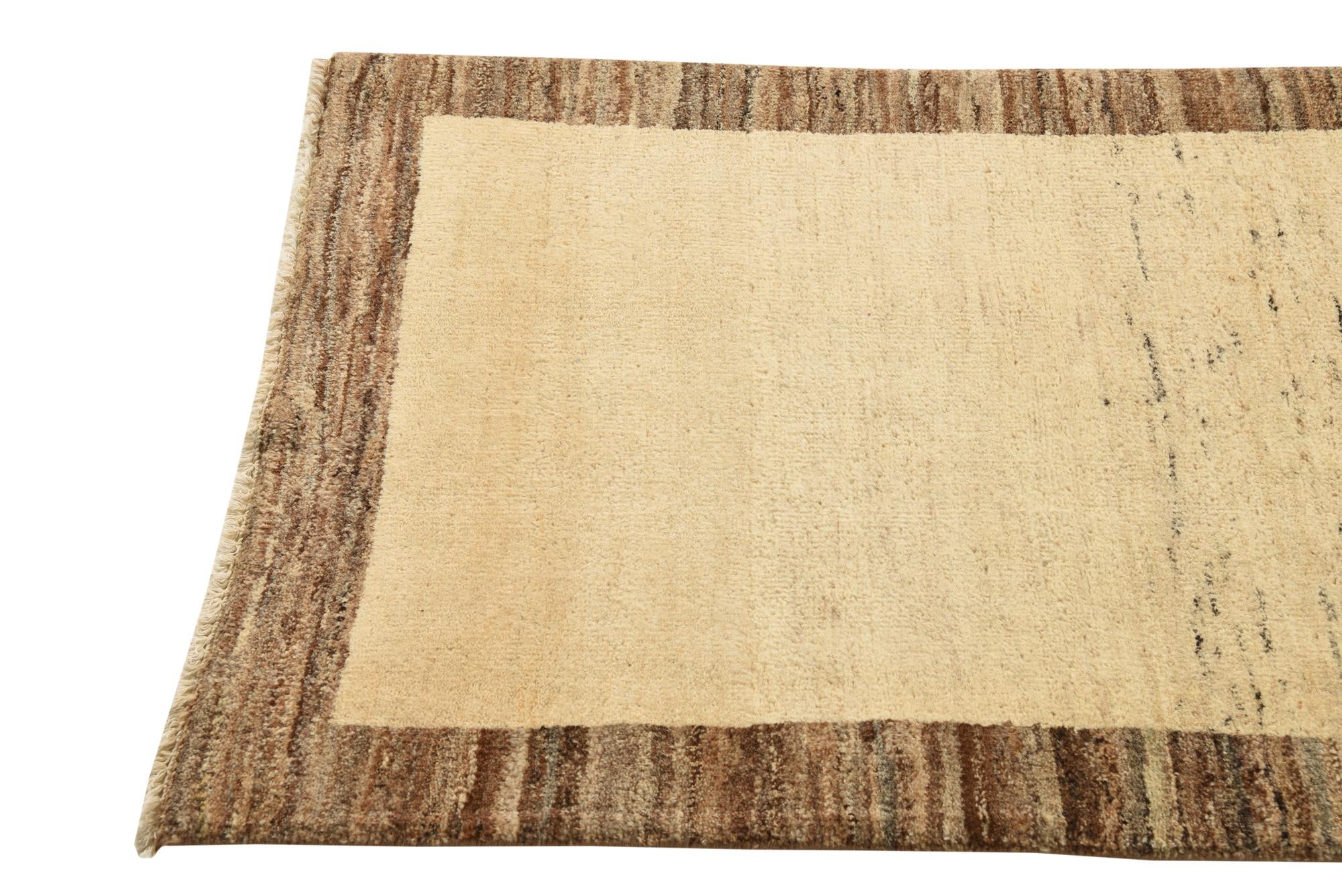 2' 6 x 4' 4 Hand Knotted Modern Ziegler Rug