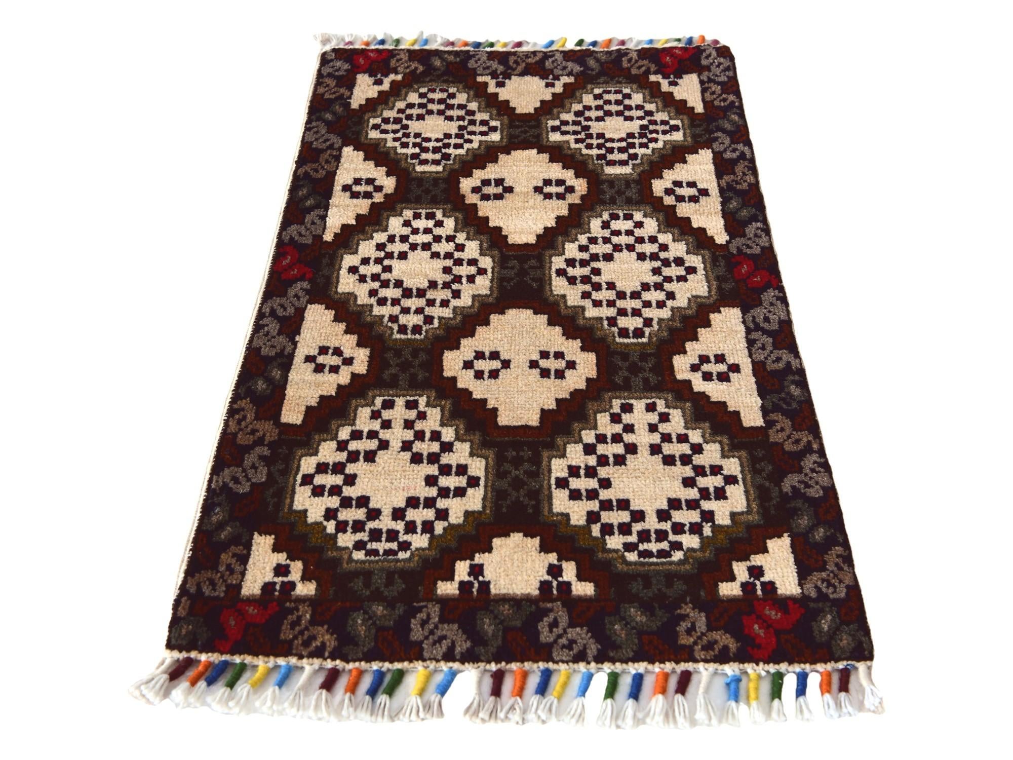 1' 4 x 2' 2 Hand Knotted Modern Ziegler Rug