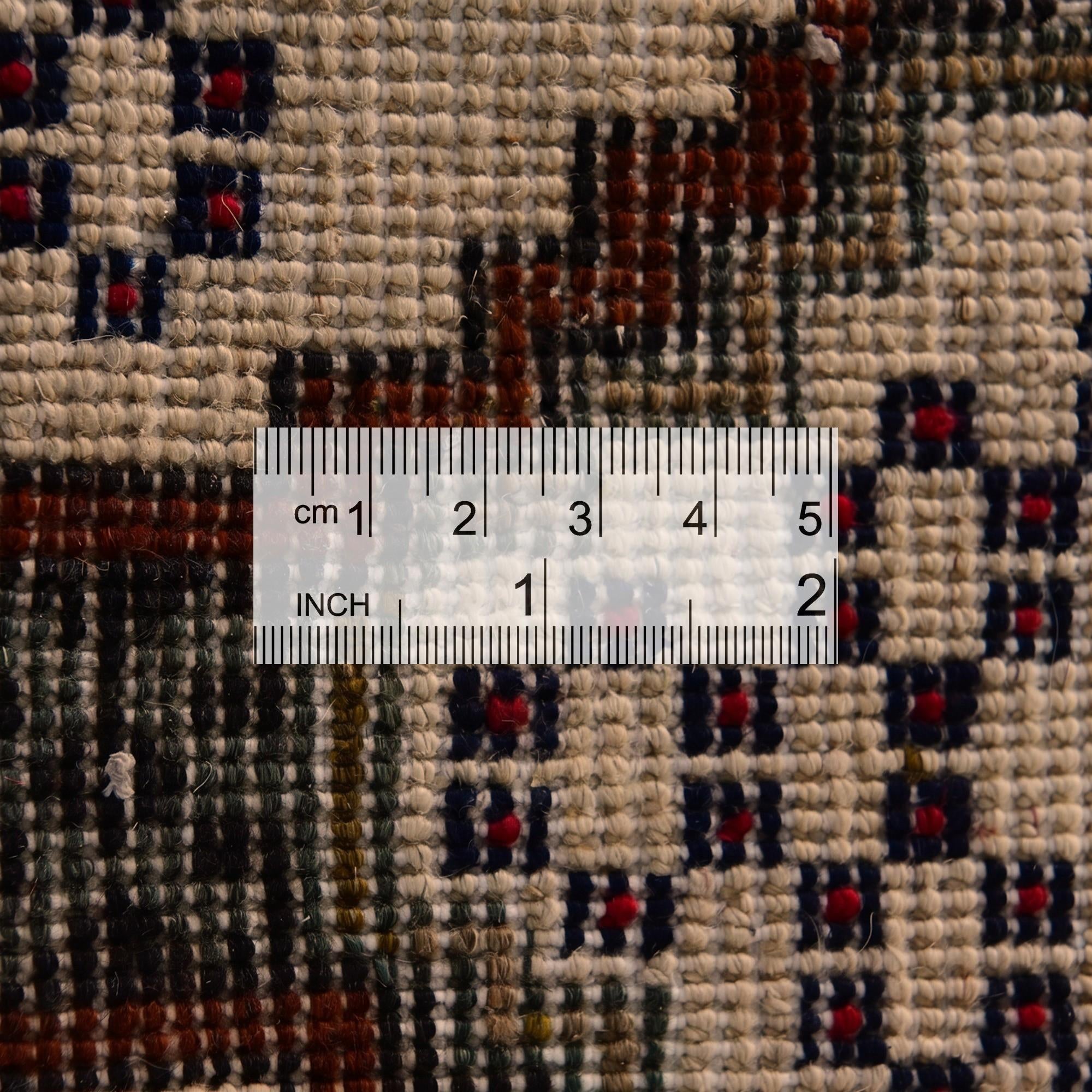 1' 4 x 2' 2 Hand Knotted Modern Ziegler Rug