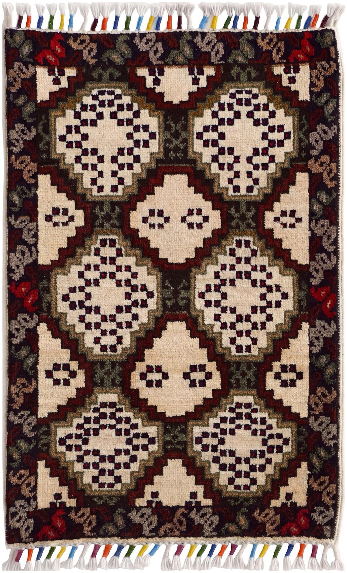 1' 4 x 2' 2 Hand Knotted Modern Ziegler Rug
