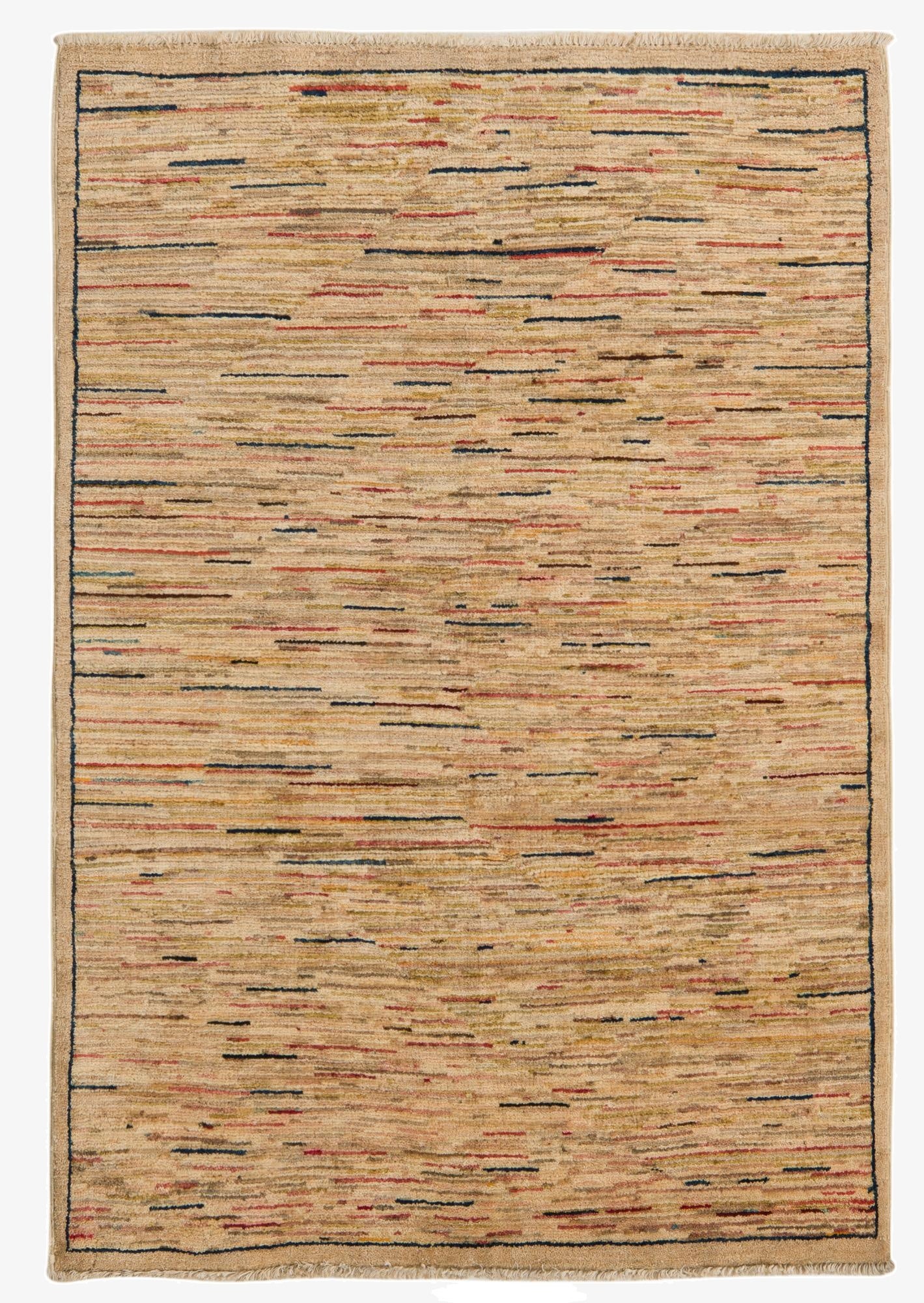3' x 4' 7  Hand Knotted Modern Ziegler Rug