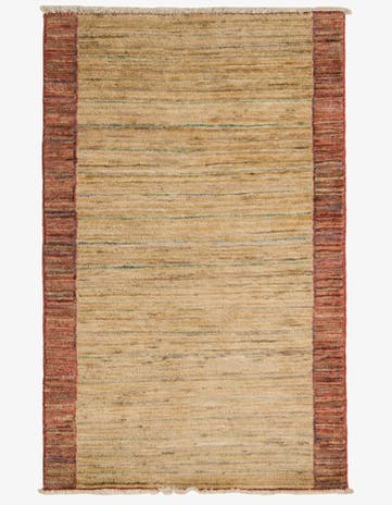 2' 6 x 4' Hand Knotted Modern Ziegler Rug