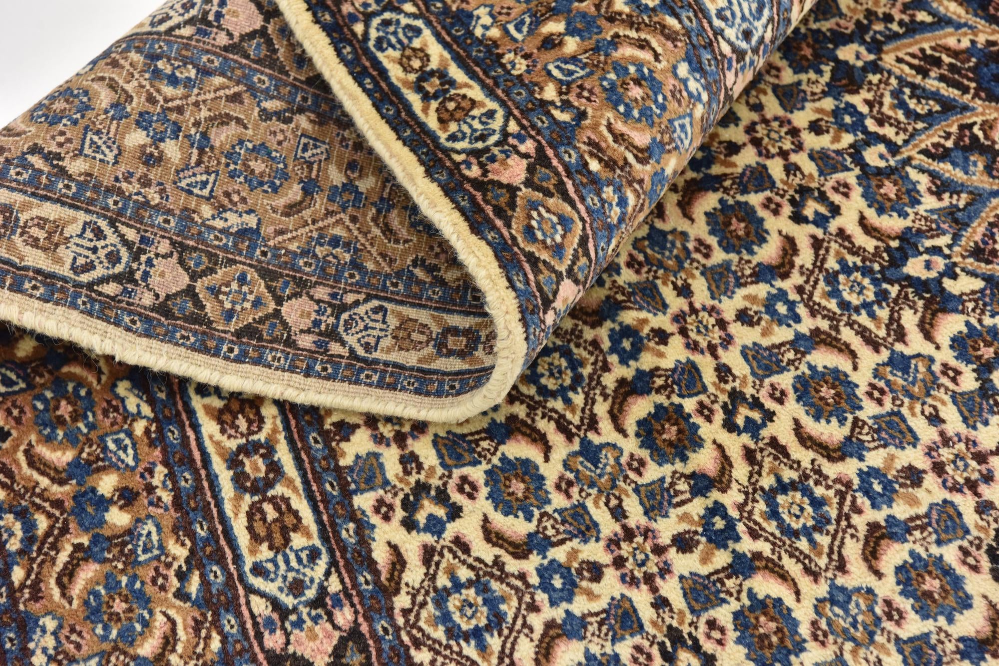 6' 2 x 10' 8 Hand Knotted Mood Persian Wool Rug