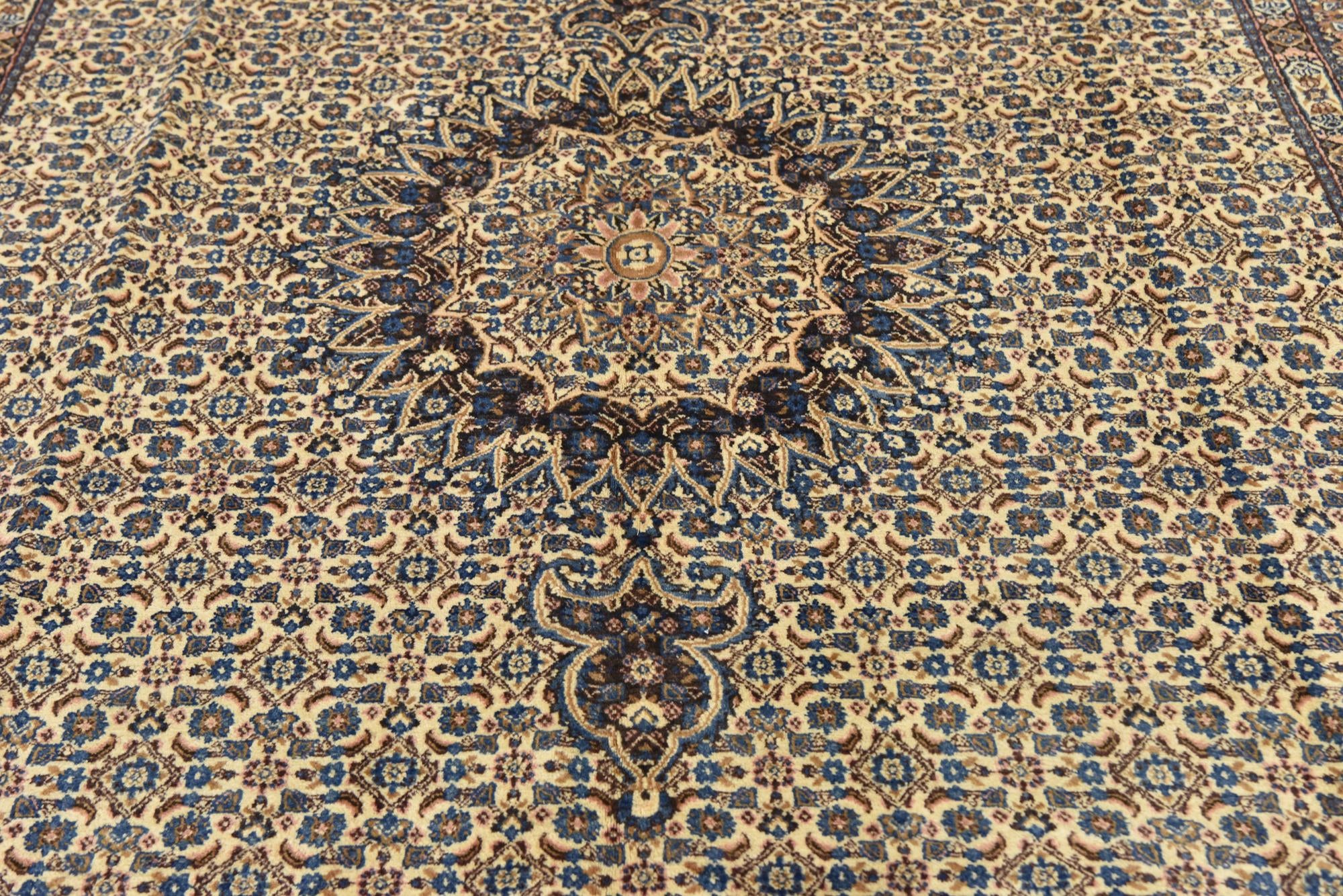 6' 2 x 10' 8 Hand Knotted Mood Persian Wool Rug