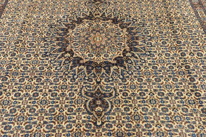 6' 2 x 10' 8 Hand Knotted Mood Persian Wool Rug