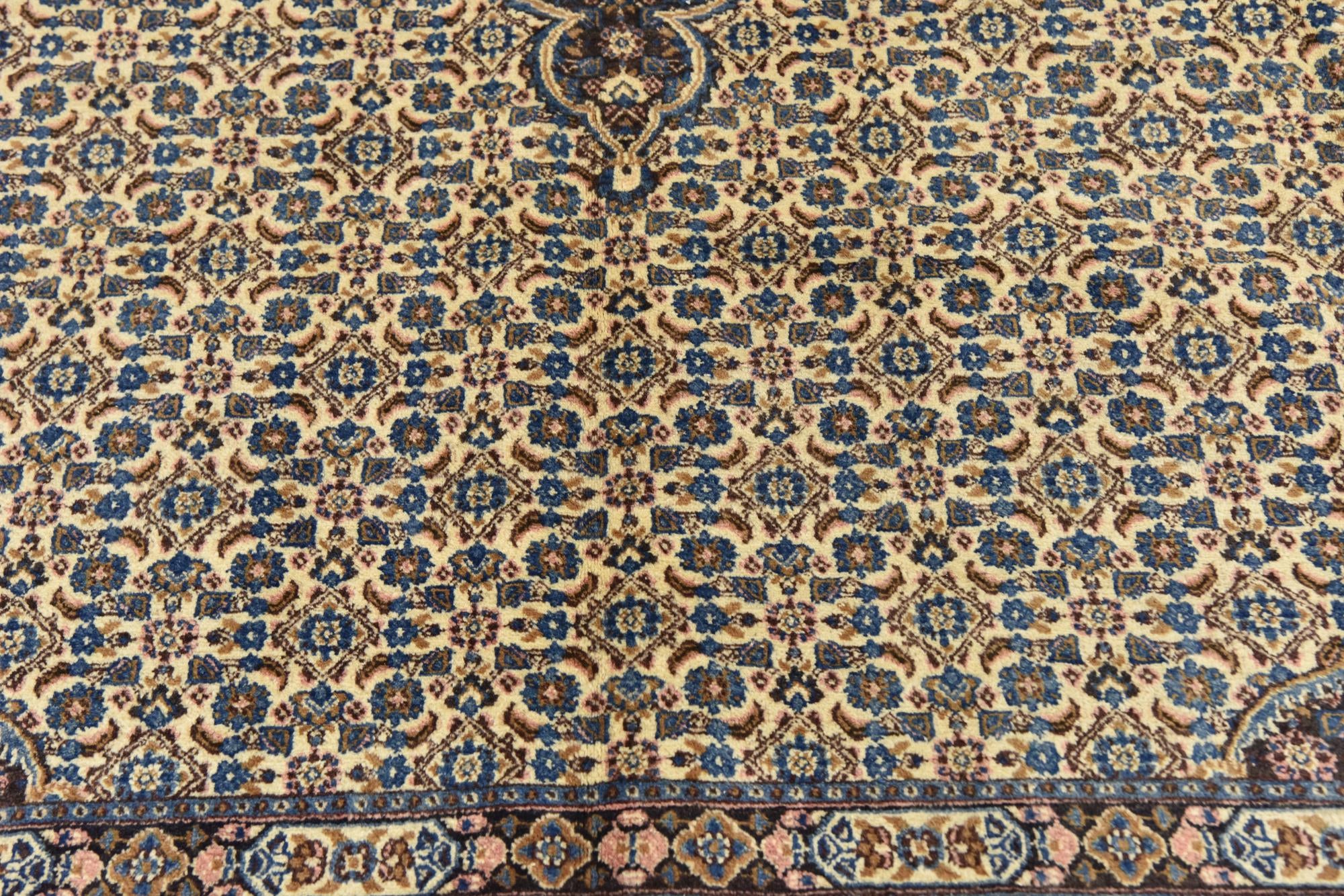 6' 2 x 10' 8 Hand Knotted Mood Persian Wool Rug