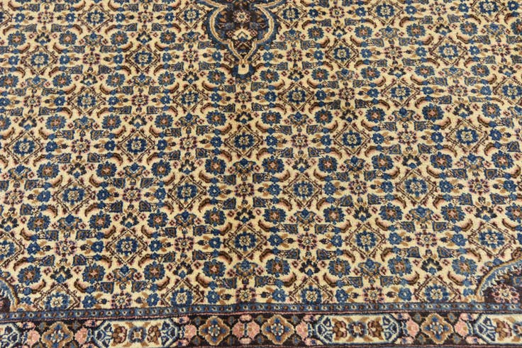 Detail image of 6' 2 x 10' 8 Hand Knotted Mood Persian Wool Rug