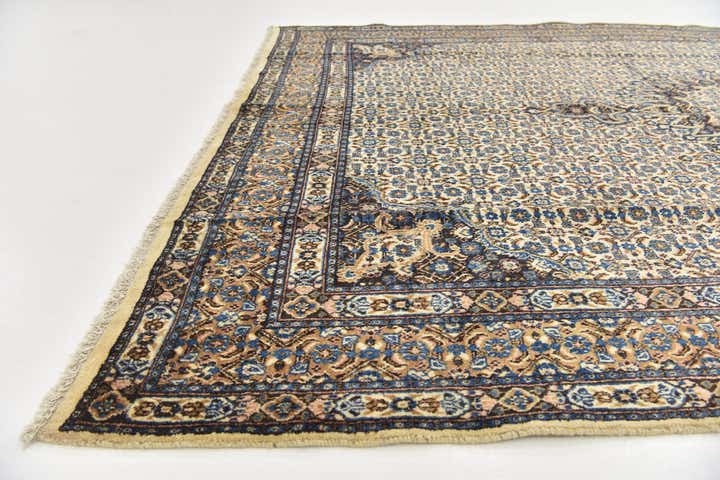 6' 2 x 10' 8 Hand Knotted Mood Persian Wool Rug