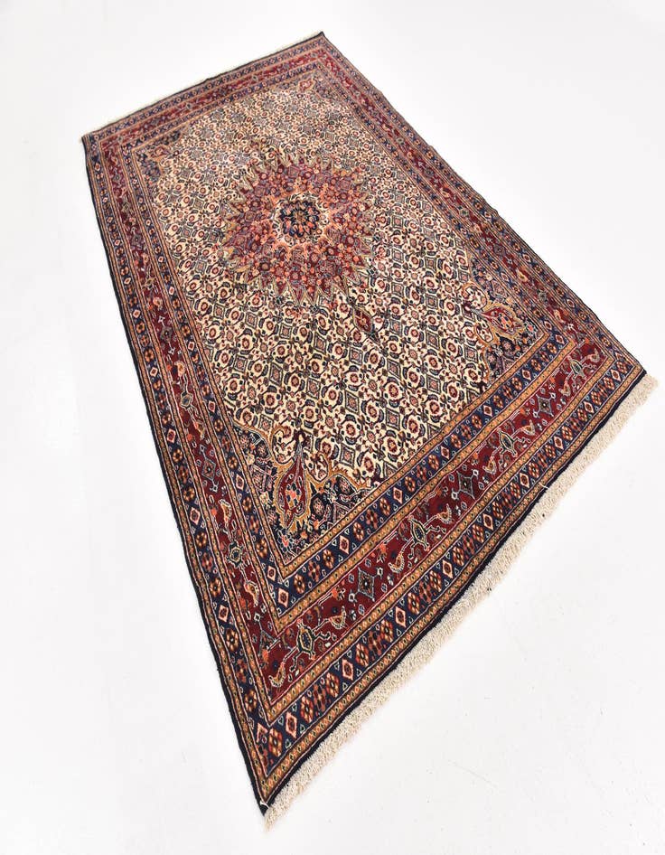 Detail image of 6' 7 x 9' 2 Hand Knotted Mood Persian Wool Rug