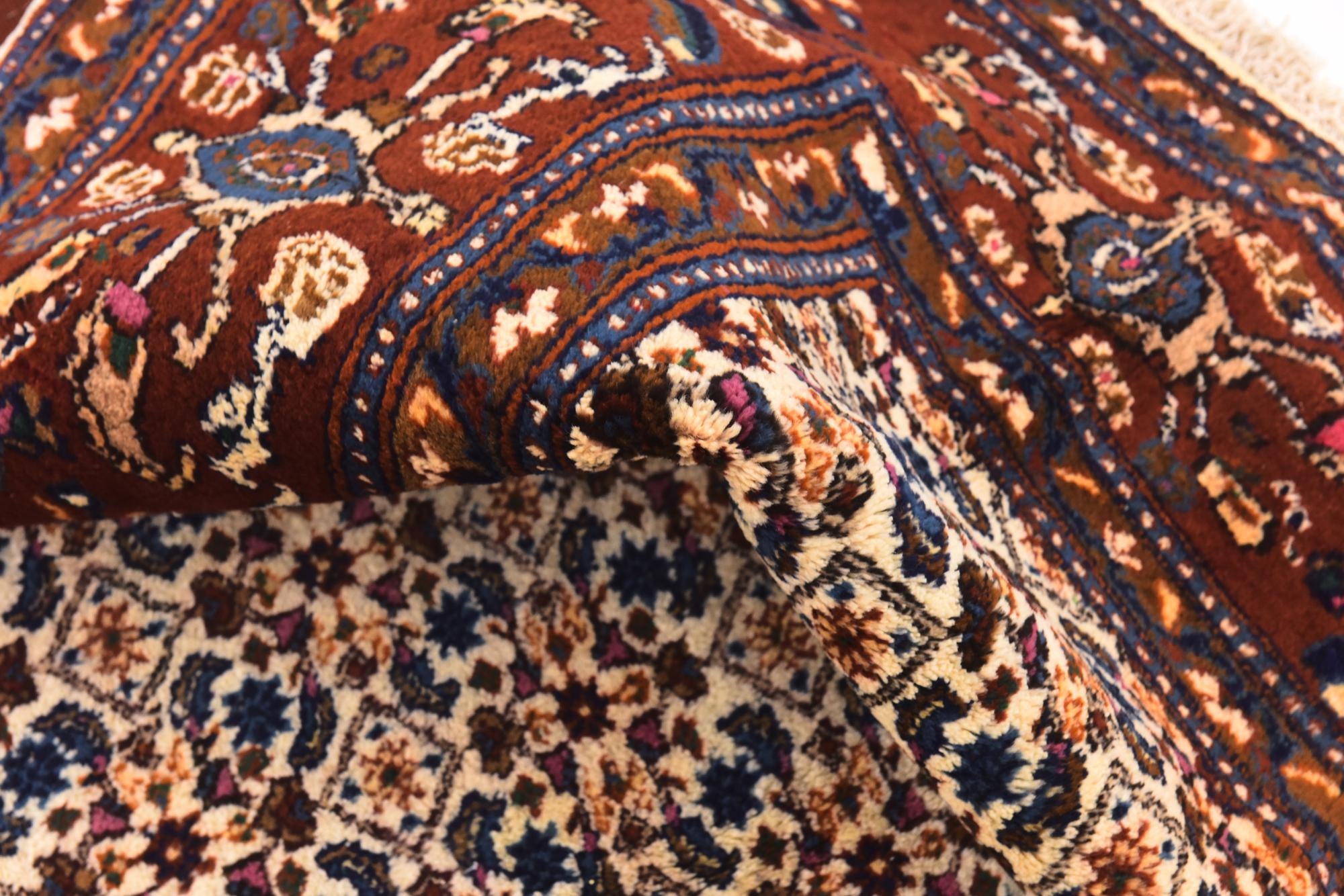 6' 9 x 9' 2 Hand Knotted Mood Persian Wool Rug