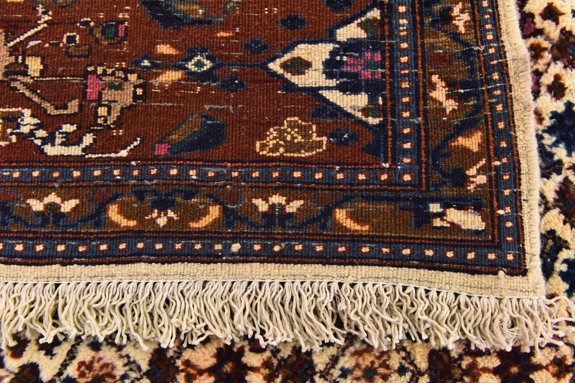 6' 9 x 9' 2 Hand Knotted Mood Persian Wool Rug