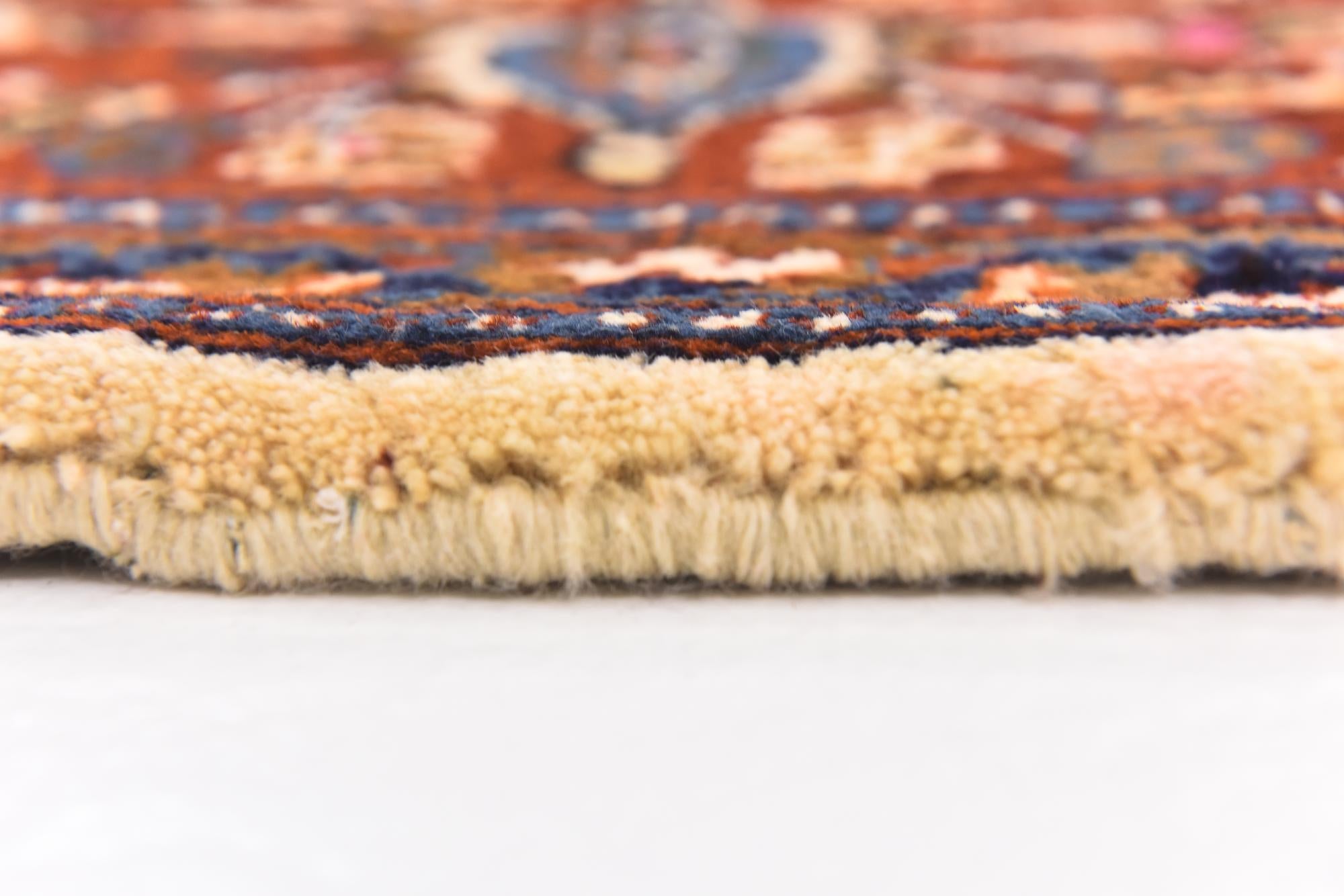 6' 9 x 9' 2 Hand Knotted Mood Persian Wool Rug