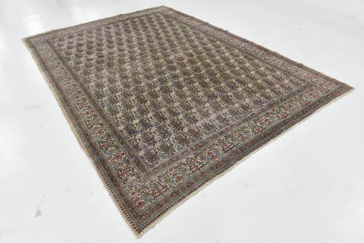 Detail image of 7' 10 x 11' Hand Knotted Mood Persian Wool Rug