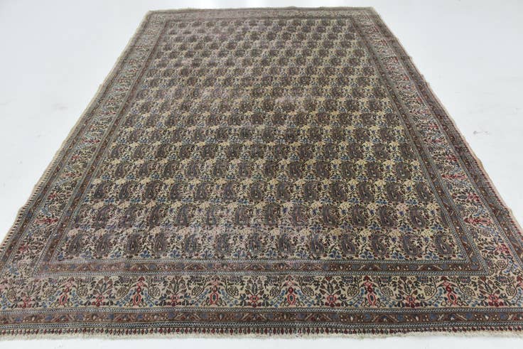 Detail image of 7' 10 x 11' Hand Knotted Mood Persian Wool Rug