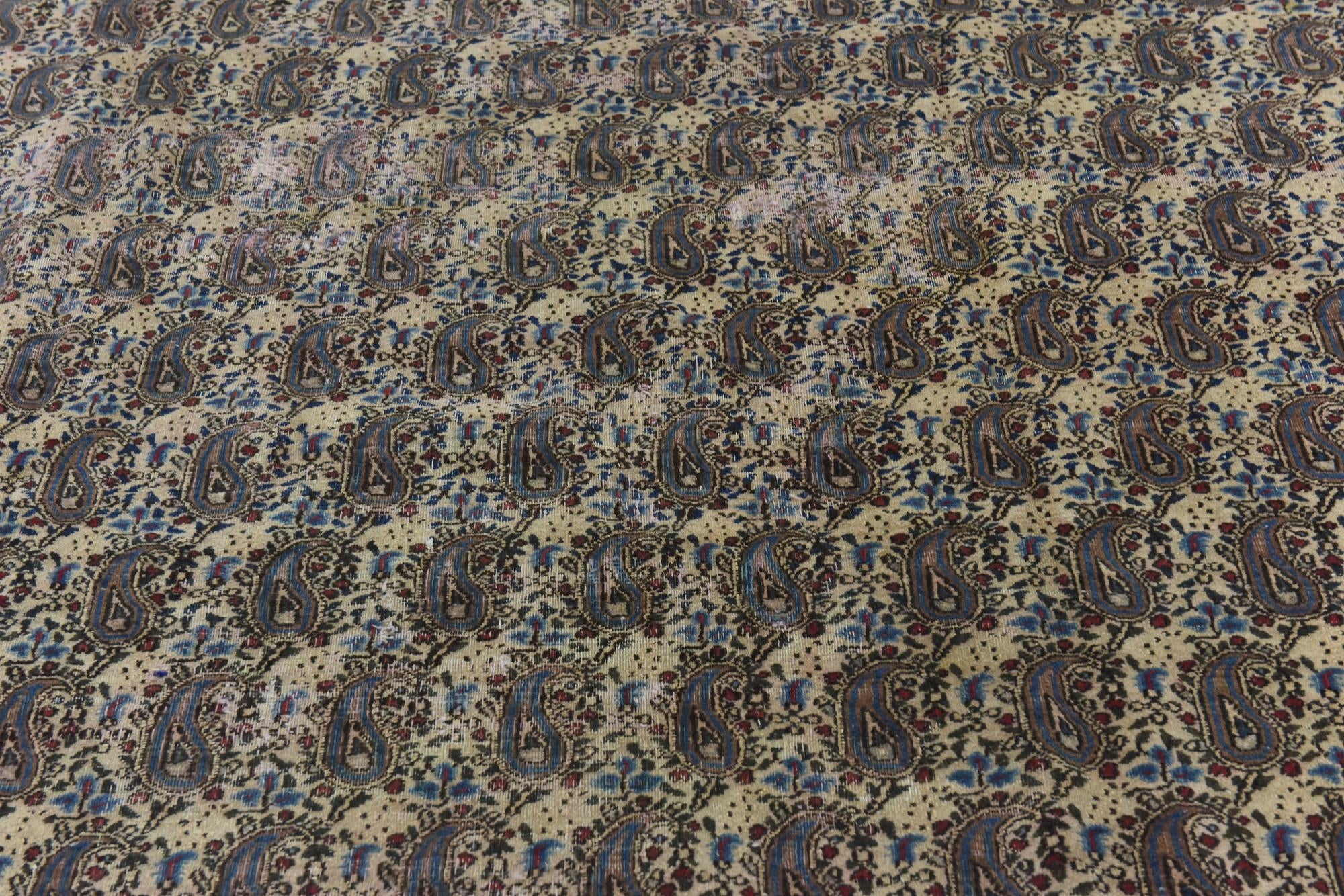 7' 10 x 11' Hand Knotted Mood Persian Wool Rug