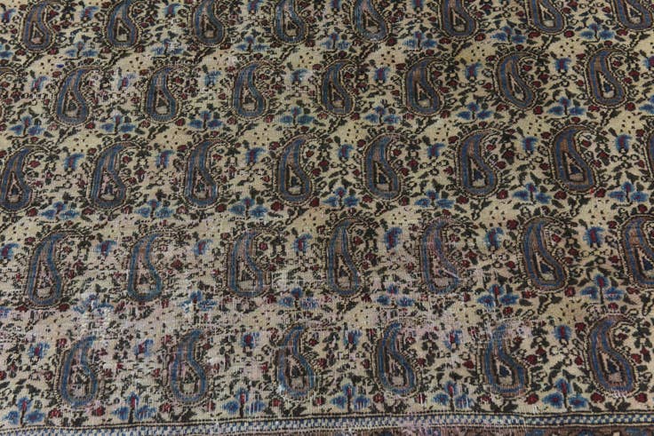 Detail image of 7' 10 x 11' Hand Knotted Mood Persian Wool Rug