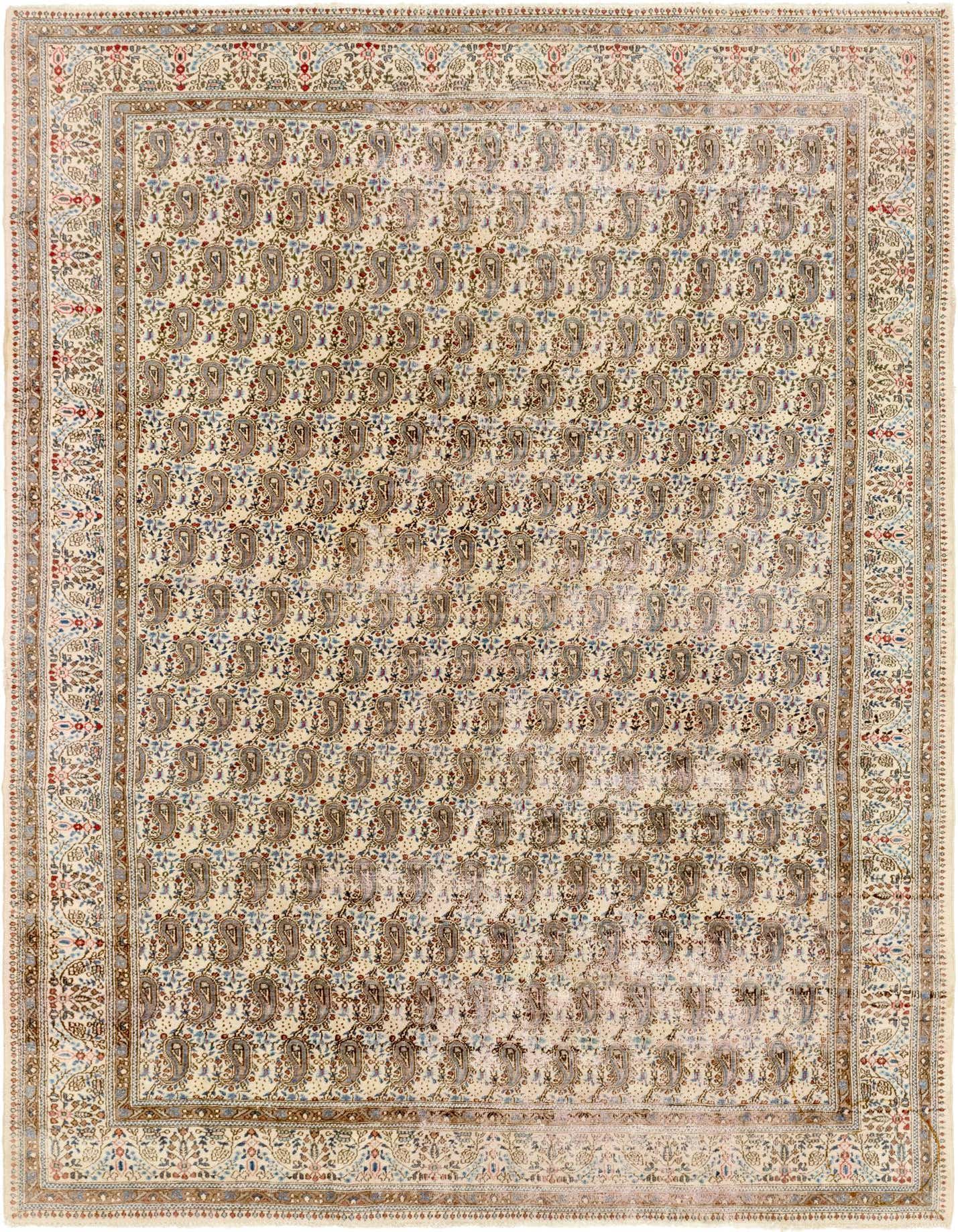 7' 10 x 11' Hand Knotted Mood Persian Wool Rug