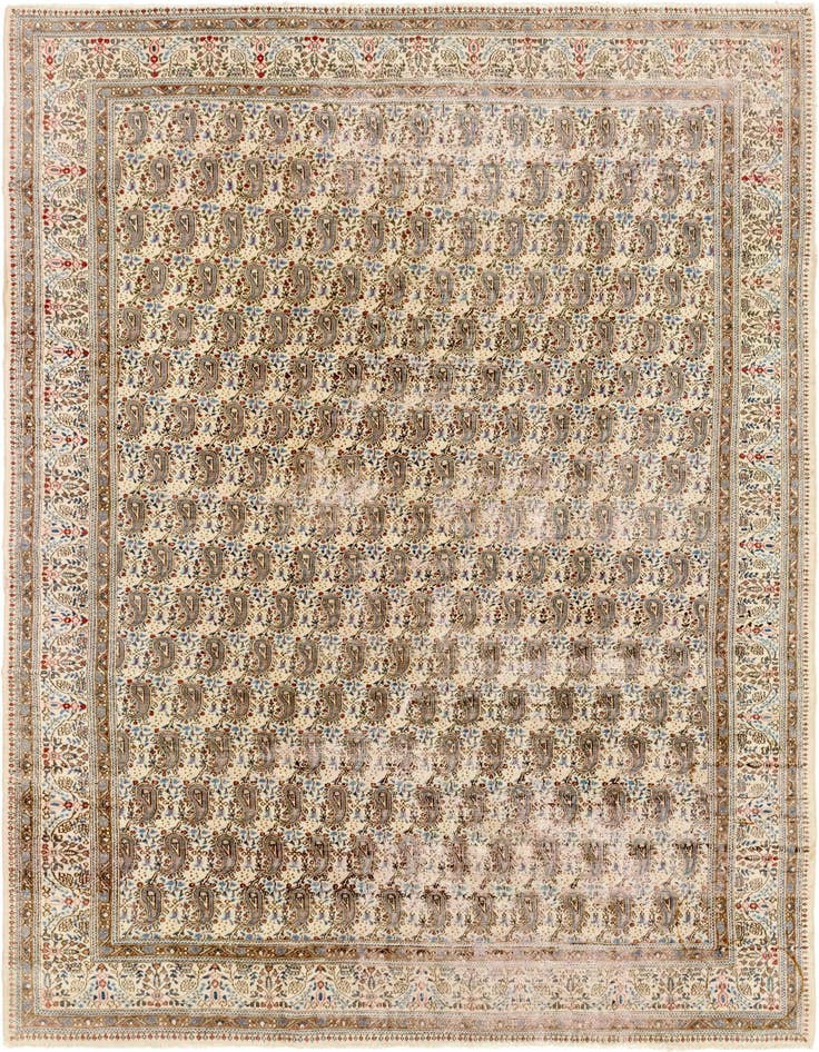 Detail image of 7' 10 x 11' Hand Knotted Mood Persian Wool Rug