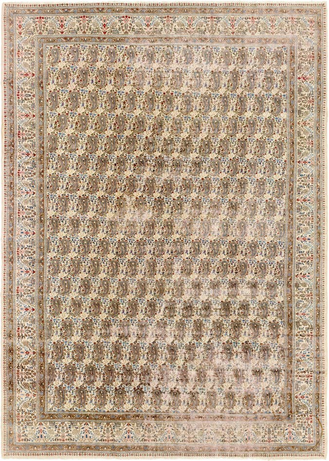 Detail image of 7' 10 x 11' Hand Knotted Mood Persian Wool Rug