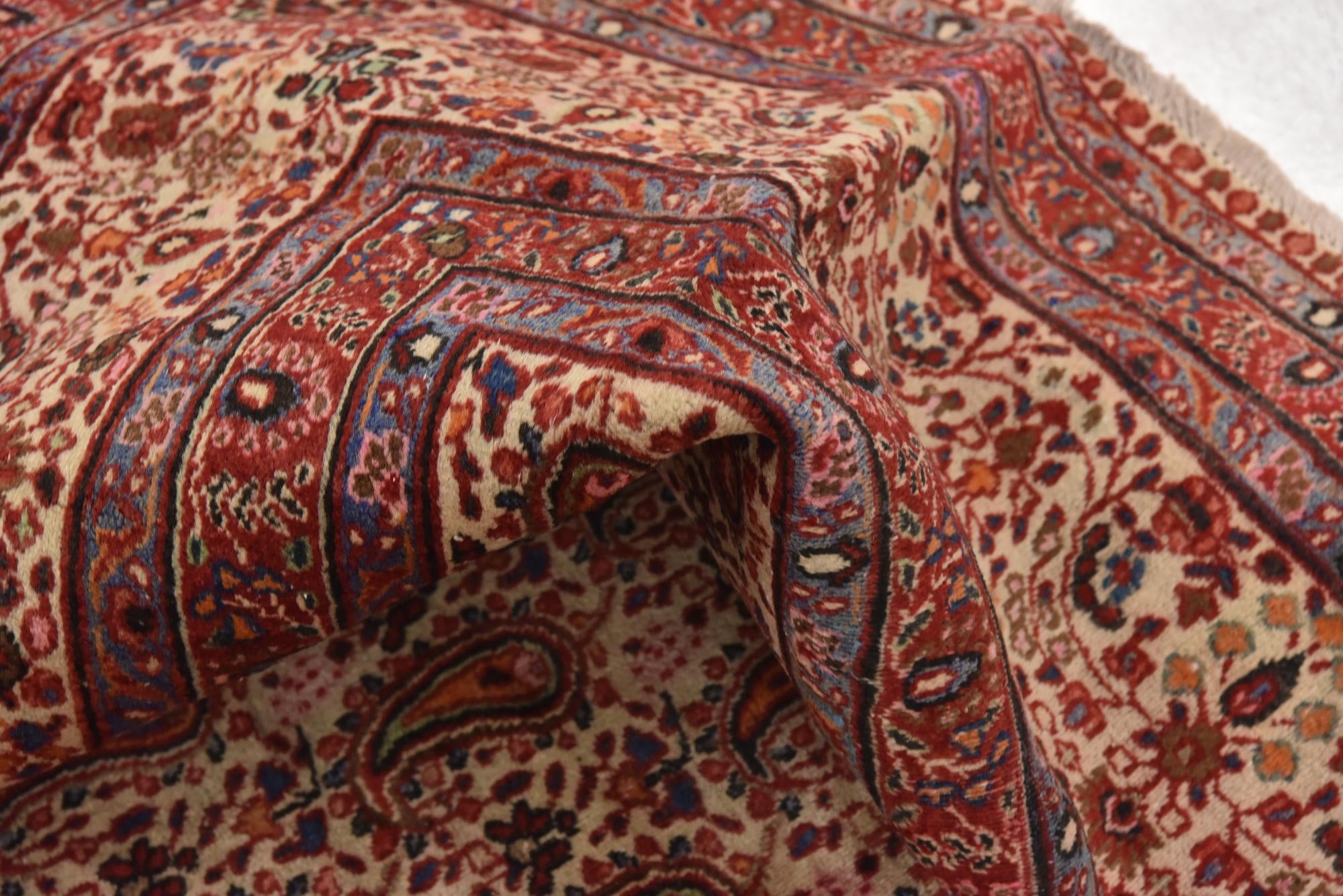 10' 5 x 13' 2 Hand Knotted Mood Persian Wool Rug