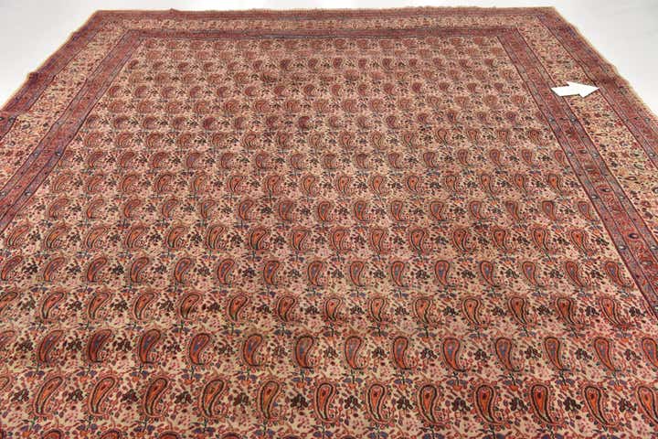10' 5 x 13' 2 Hand Knotted Mood Persian Wool Rug