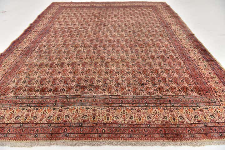 10' 5 x 13' 2 Hand Knotted Mood Persian Wool Rug