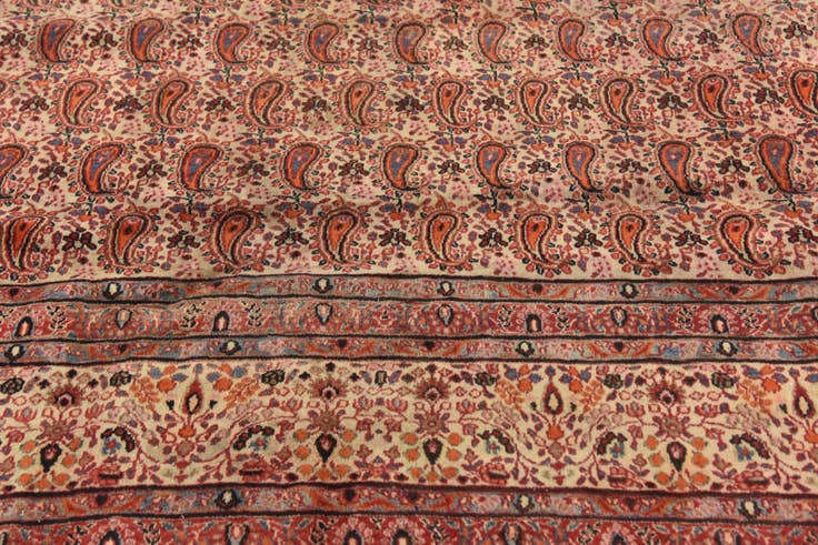 Detail image of 10' 5 x 13' 2 Hand Knotted Mood Persian Wool Rug