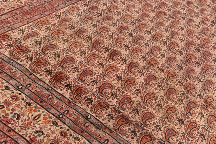 Detail image of 10' 5 x 13' 2 Hand Knotted Mood Persian Wool Rug