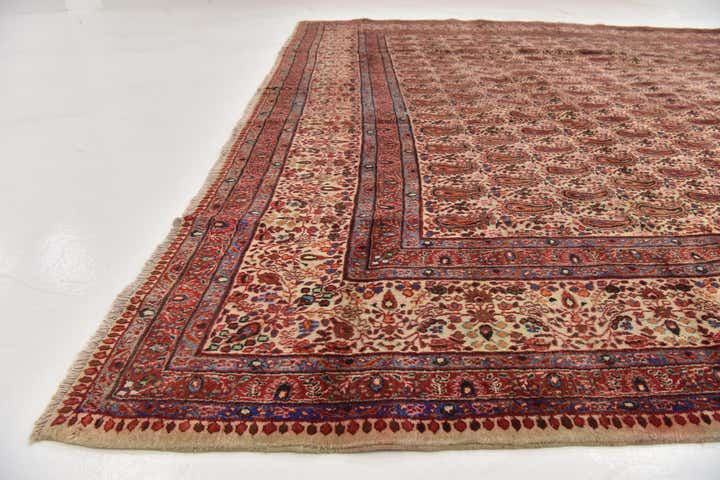 10' 5 x 13' 2 Hand Knotted Mood Persian Wool Rug