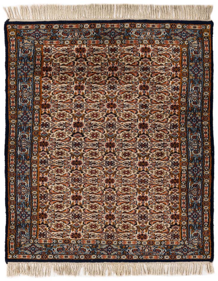 Detail image of 3' x 5' 4 Hand Knotted Mood Wool Rug