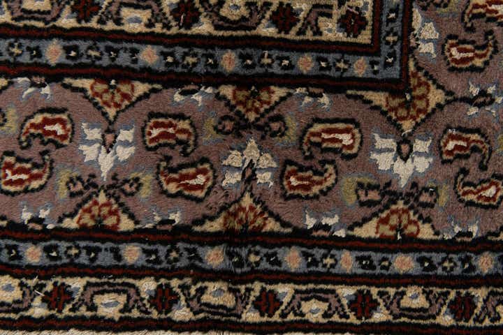 4' x 6' 4 Hand Knotted Mood Oriental Wool Rug