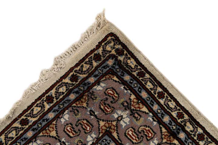 4' x 6' 4 Hand Knotted Mood Oriental Wool Rug