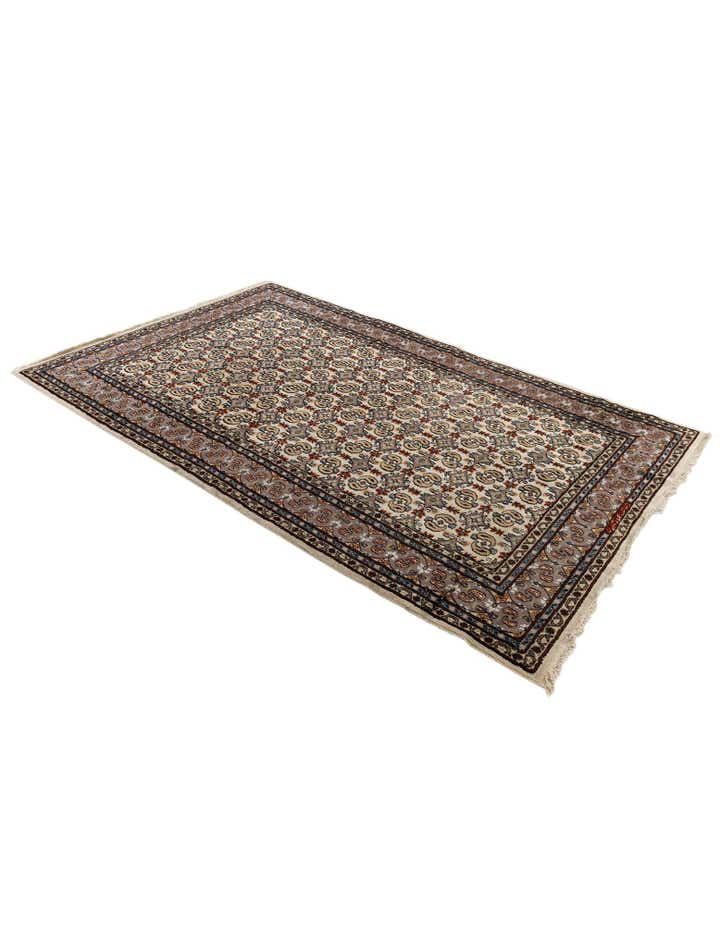 4' x 6' 4 Hand Knotted Mood Oriental Wool Rug