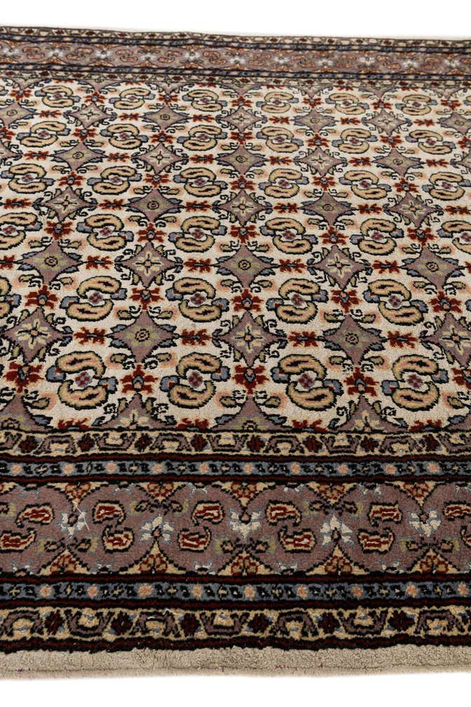 4' x 6' 4 Hand Knotted Mood Oriental Wool Rug