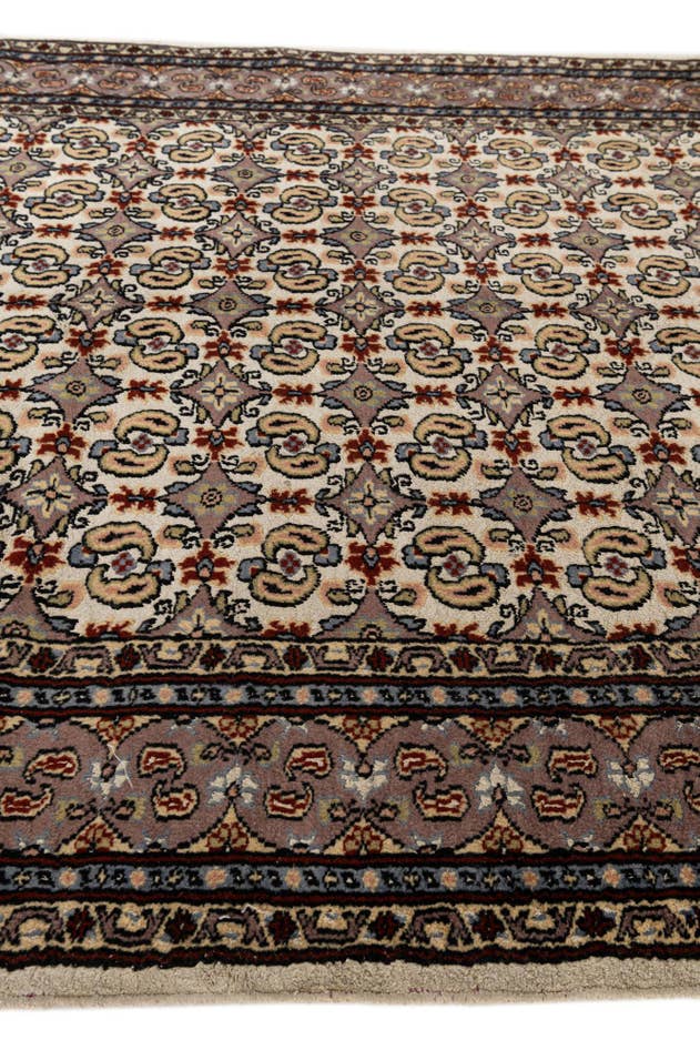 Detail image of 4' x 6' 4 Hand Knotted Mood Oriental Wool Rug