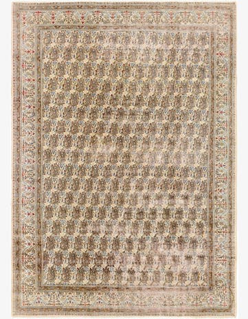 7' 10 x 11' Hand Knotted Mood Persian Wool Rug